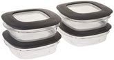 Rubbermaid Premier contenedor de 3 tazas en gris para porciones diarias.