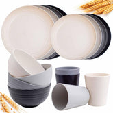 Rubtlamp set de cena 16 piezas, duradero y ecológico para uso diario.
