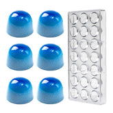 Rxbamalor molde bala 21 cavidades para chocolates uniformes y desmoldaje sencillo.