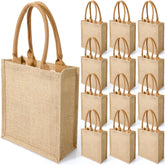 Saintrygo bolsa de arpillera con asas, ideal para regalos reutilizables en bodas y eventos
