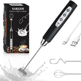 Sakgos batidora de leche recargable a mano para café diario.