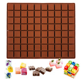 Sakolla molde chocolate cuadrado de 80 cavidades para porciones uniformes.