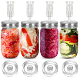 Samshow pesas de vidrio para fermentación mantienen sumergidos los vegetales.