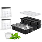Samuelworld bandeja hielo grande 8 cavidades para cubos consistentes