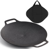 Sartén parrilla coreana Sanbege de 13 pulgadas con recubrimiento de 6 capas para cocción uniforme.
