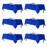 Mantel sancua azul royal para mesa rectangular 60x120, acabado suave y elegante.