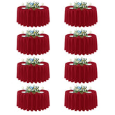 Mantel sancua redondo navidad 108 pulgadas para banquetes elegantes