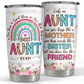 Vaso SANDJEST Aunt Tumbler 20 onzas con diseño-regalo, perfecto para sorprender a una tía.