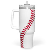 SANDJEST vaso baseball 40 onzas con mango, cómodo de sostener para entrenos y juegos