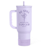 SANDJEST vaso termico 40oz con manija y pajilla, ideal para hidratación diaria.