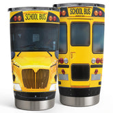 Vaso termico SANDJEST con conductor de autobus, ideal para café en ruta.