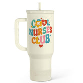 Sandjest vaso termico enfermera 40oz mantiene bebidas frías o calientes durante jornadas largas.