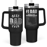 SANDJEST vaso termo papa 40oz con mango para llevar y mantener bebidas frías o calientes