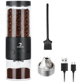 SANMAS molinillo de café con burr acero inoxidable, preparación rápida para espresso