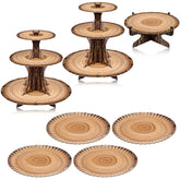Sawysine: soporte de tarta de tres niveles, ideal para pasteles y presentaciones elegantes