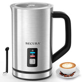 Secura Milk Frother genera espuma cremosa para cafés en casa.