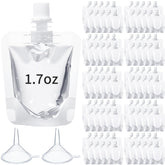 Seeloowy bolsas para bebidas transparentes, ideales para viajes sin derrames.