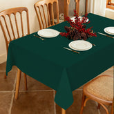 Mantel Seenus verde texturizado, aspecto elegante y protector de mesa