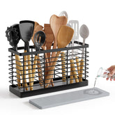 Segtenant porta-utensilios base diatomita: secado rápido para utensilios de cocina.