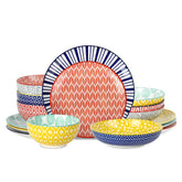 Conjunto Selamica de 16 piezas para cenas diarias con estilo.