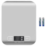 Selegere balanza digital con panel de acero inoxidable para envíos.