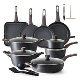 SENSARTE: juego de ollas y sartenes de 26 piezas para cocina eficiente.