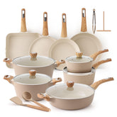 SENSARTE: juego de ollas y sartenes ceramicas para cocinar sin quimicos