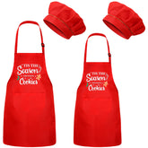 SEPGLITTER delantal navidad para adultos, frontal, protege ropa mientras cocinas.
