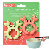 SETRON soporte cucharas cangrejo para olla evita salpicaduras y mantiene orden en la encimera.
