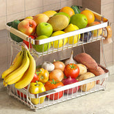Sevenblue bandeja-dos-niveles: organización vertical para ahorrar espacio en la cocina.