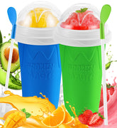 Sezau Slushie Cup dos-pack: vaso reutilizable para granizados caseros y meriendas