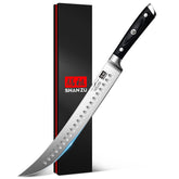 SHAN ZU cuchillo rebanar 12 pulgadas, hoja afilada para cortes precisos