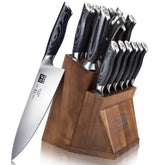 SHAN ZU Genbu: juego de cuchillos con bloque desmontable para organización en la cocina