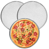 Shanshanshop bandeja para pizza de 12 pulgadas con rejilla para crujiente uniforme.