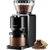 SHARDOR molinillo de cafe con muelas cónicas y 35 ajustes para expreso y filtrado.