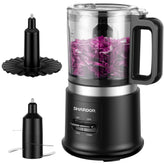 SHARDOR picadora de alimentos 4 tazas, cuchillas afiladas para picar rápido.