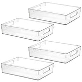 ShelfShaper contenedores claros grandes para ordenar la despensa de forma eficiente