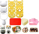 SHIMANY onigiri gatos: molde para bolitas de arroz divertidas para loncheras
