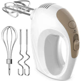 Showvigor mezcladora de mano frente a cocina, 5 velocidades para masas suaves