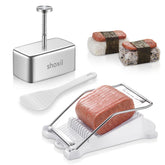 Shoxil molde-musubi-spam inoxidable para sushi hawaiano práctico