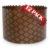 SHSH Trade Group molde paska para panettone grande con recubrimiento antiadherente para hornear fácil