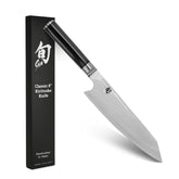 Shun Classic Kiritsuke de 8 pulgadas listo para cortar verduras con precisión