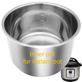 Olla interna Siireemuu de 6qt para Instant Pot, distribución uniforme del calor