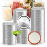 Tapas SIJDIEE de boca ancha 86 mm para frascos Mason, sellado hermético.