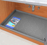 Alfombrilla Sikadeer bajo lavabo impermeable protege gabinetes contra derrames.
