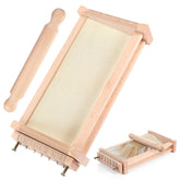Chitarra SiliFine para cortar pasta, tiras uniformes para fettuccine casero.