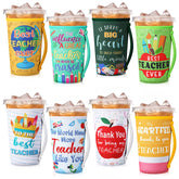 SiliFine funda para vaso de café helado con diseños variados, ideal para regalo