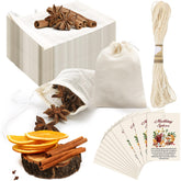 SilTriangle set de bolsas de especias mulling para almacenamiento práctico de bebidas festivas