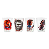 Vaso chupito Chucky de Silver Buffalo, 2 onzas, perfecto para fiestas de terror.