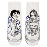 Copas Silver Buffalo Corpse Bride, vaso de 9 onzas, ideal para brindis románticos.